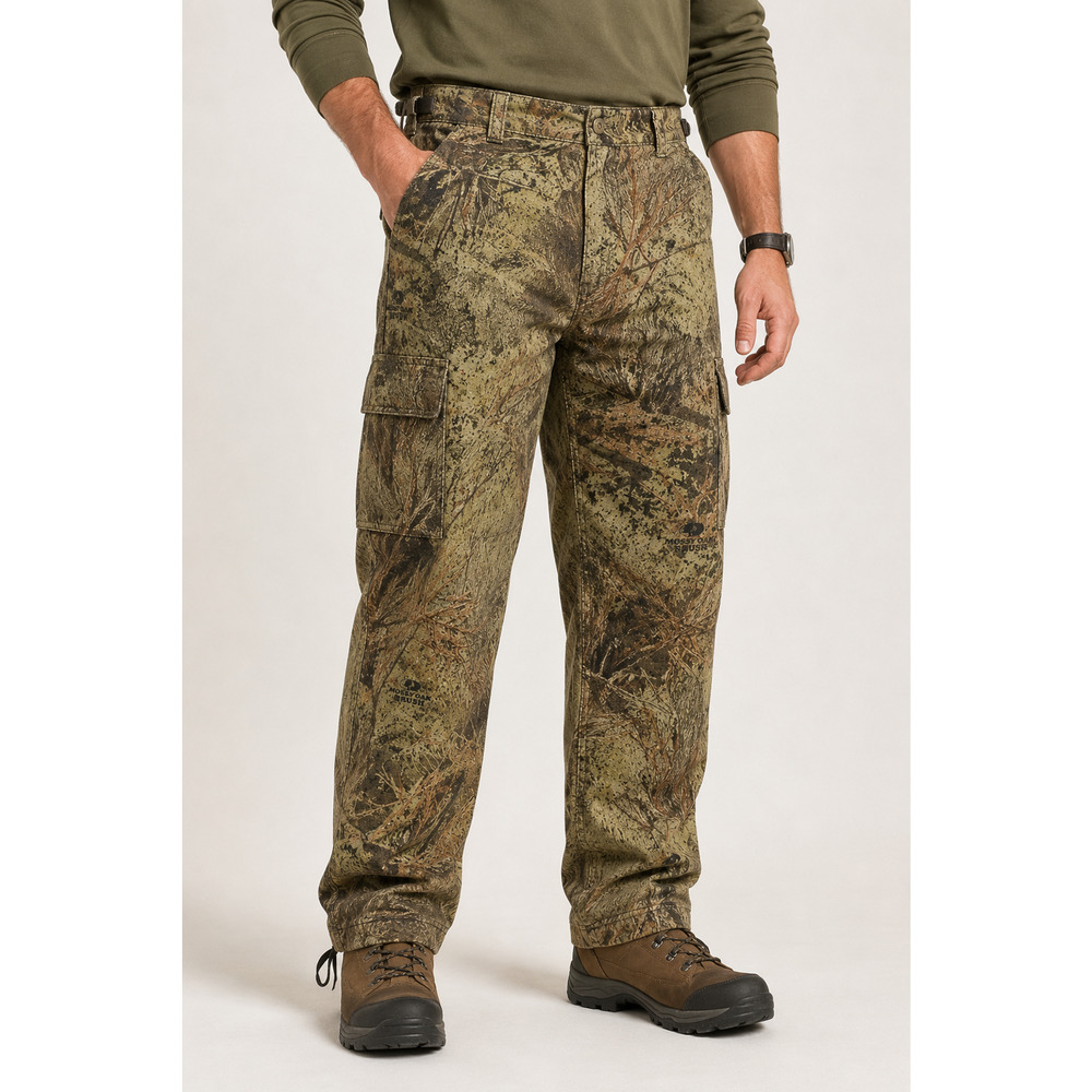 Cabela's Mossy Oak Brush Camo Cargo Hunting Pants Mens 36 Outdoor Tactical
